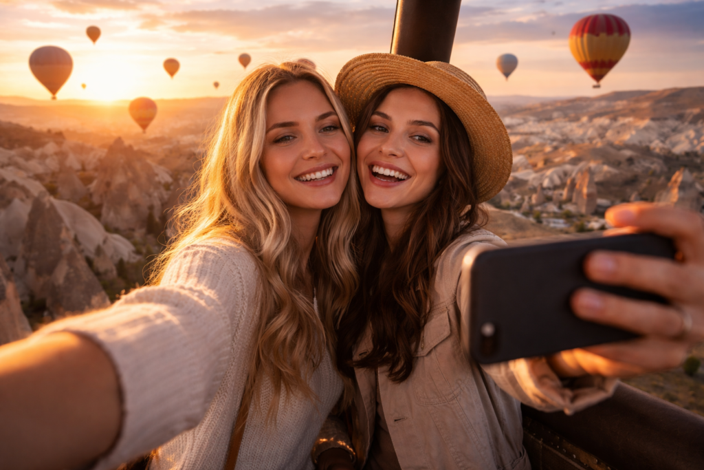 Booking a hot air balloon ride from Antalya