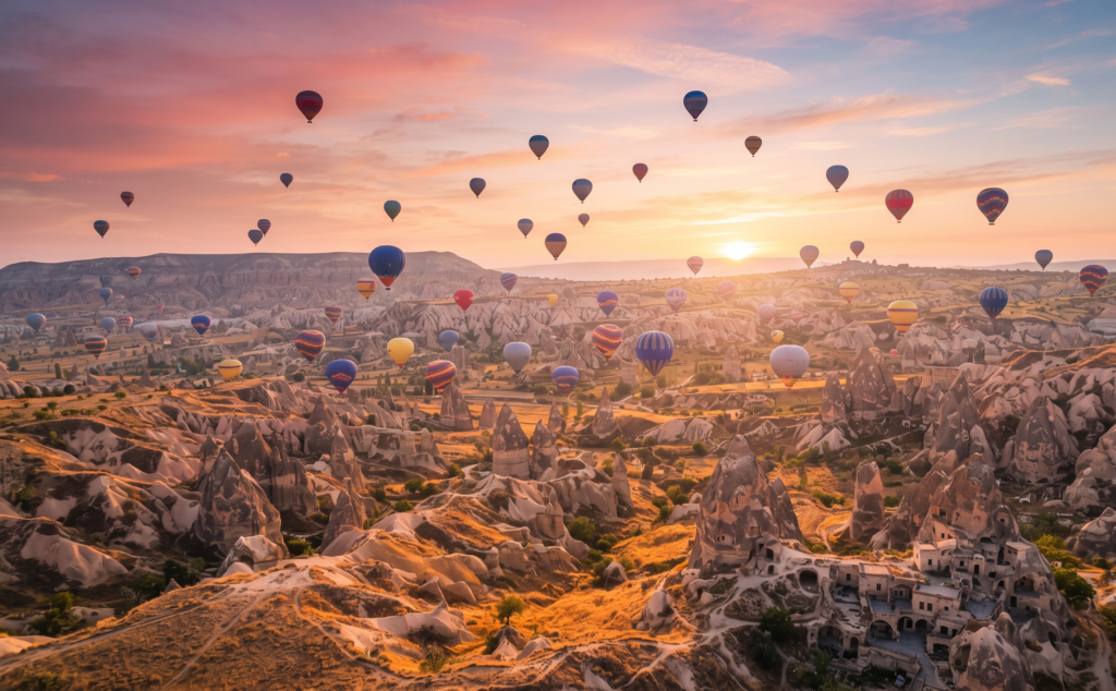 Booking a hot air balloon ride from Antalya