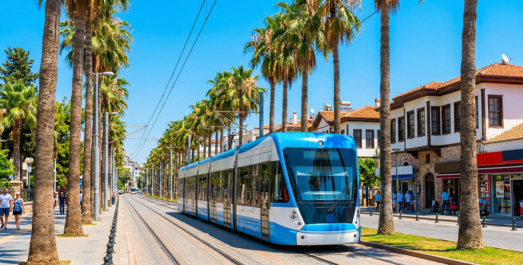 Antalya tram city center