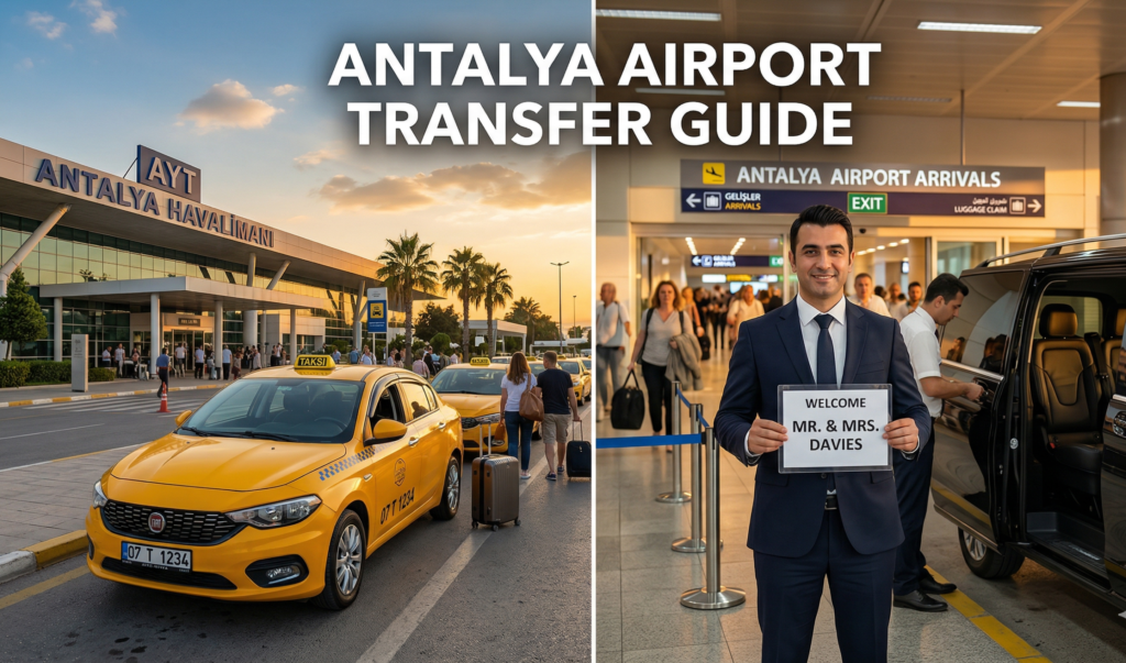 antalya airport to city center taxi bus transfer