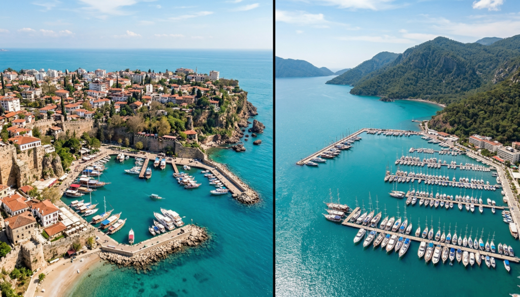 Antalya and Marmaris both offer stunning Mediterranean scenery — but they deliver very different holiday experiences.