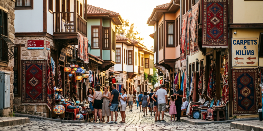 Uzun Çarşı Street Kaleiçi Antalya – main shopping street in Antalya Old Town