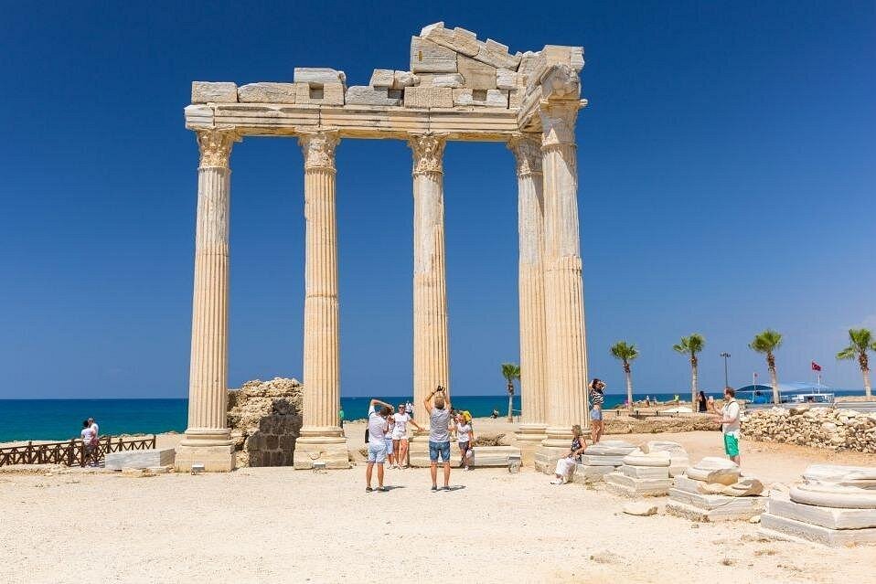 Temple of Apollo Side ancient ruins near Antalya Turkey