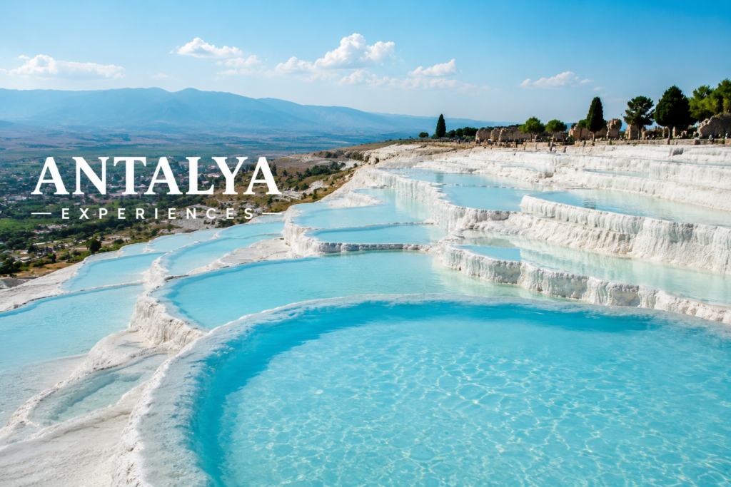 Pamukkale white travertine terraces and thermal pools – day trip from Antalya