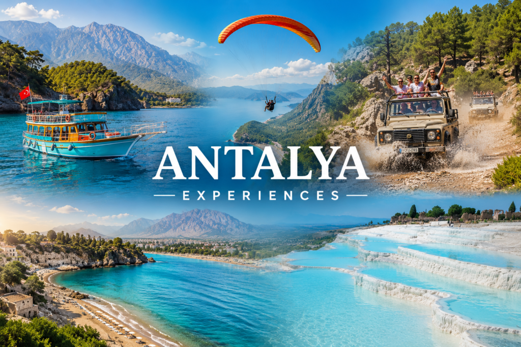 Best tours and activities in Antalya Turkey 2026 – boat trips, jeep safari and paragliding