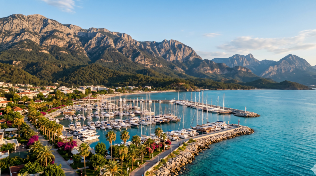 Kemer marina and Taurus mountains on the Mediterranean - things to do in Kemer