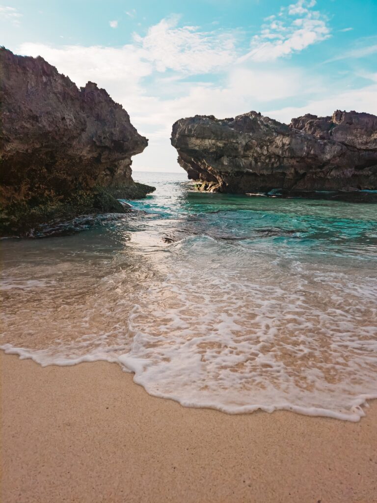 Scenic beach cove with turquoise waters at Kaputas