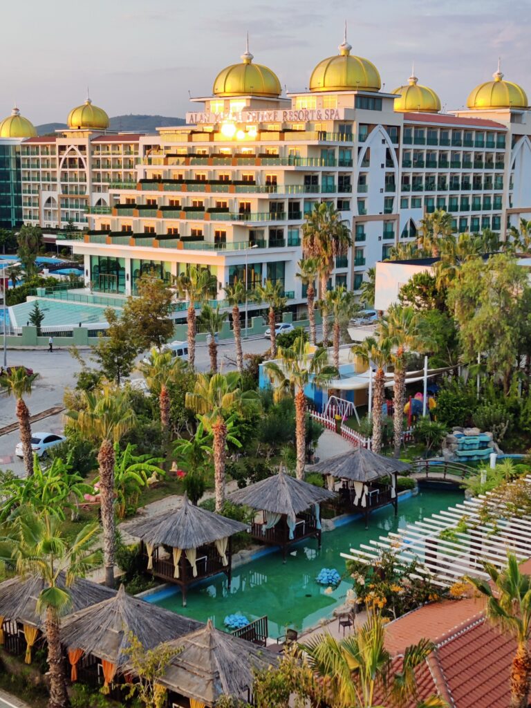 Luxury resort in Antalya featuring a spa and swimming pool