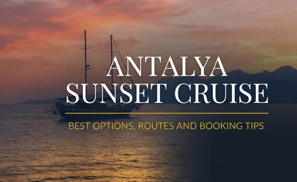 Antalya Sunset Cruise: Best Options, Routes & Booking Tips