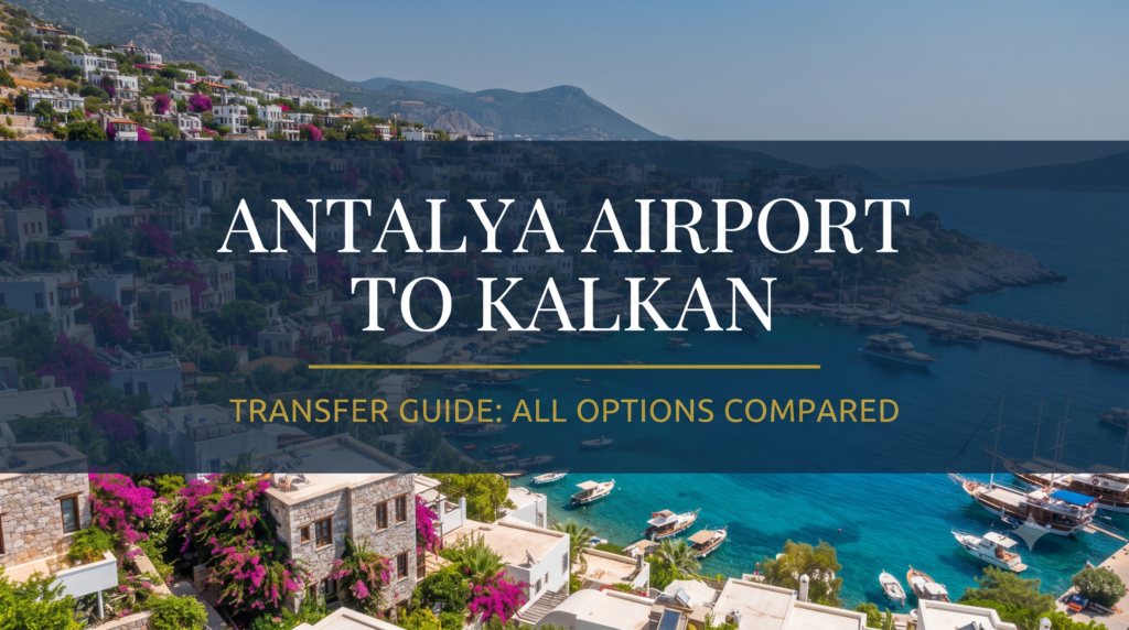 Antalya Airport to Kalkan Transfer: All Options Compared
